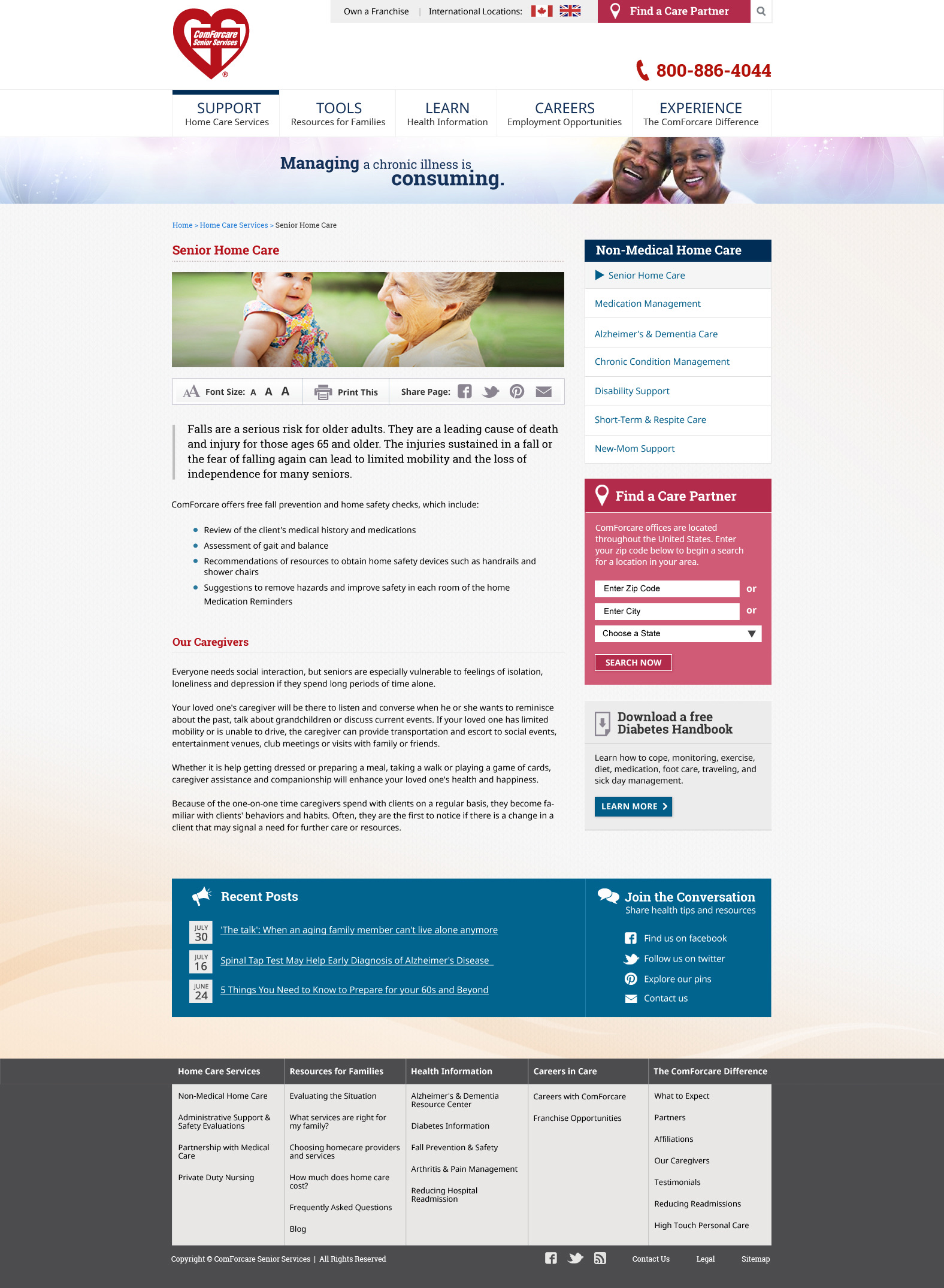 ComForCare Website Redesign project image 4