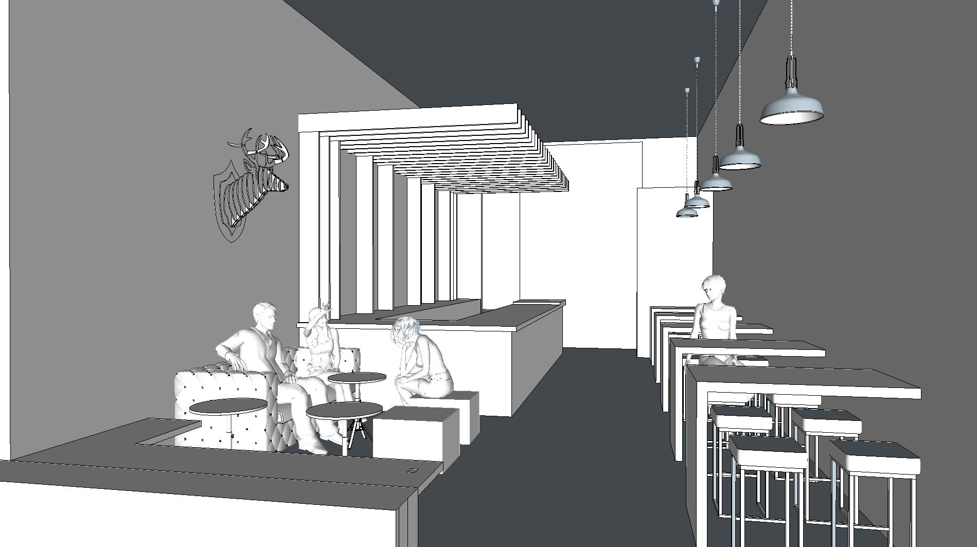 KungFu Tea 3D model and rendering