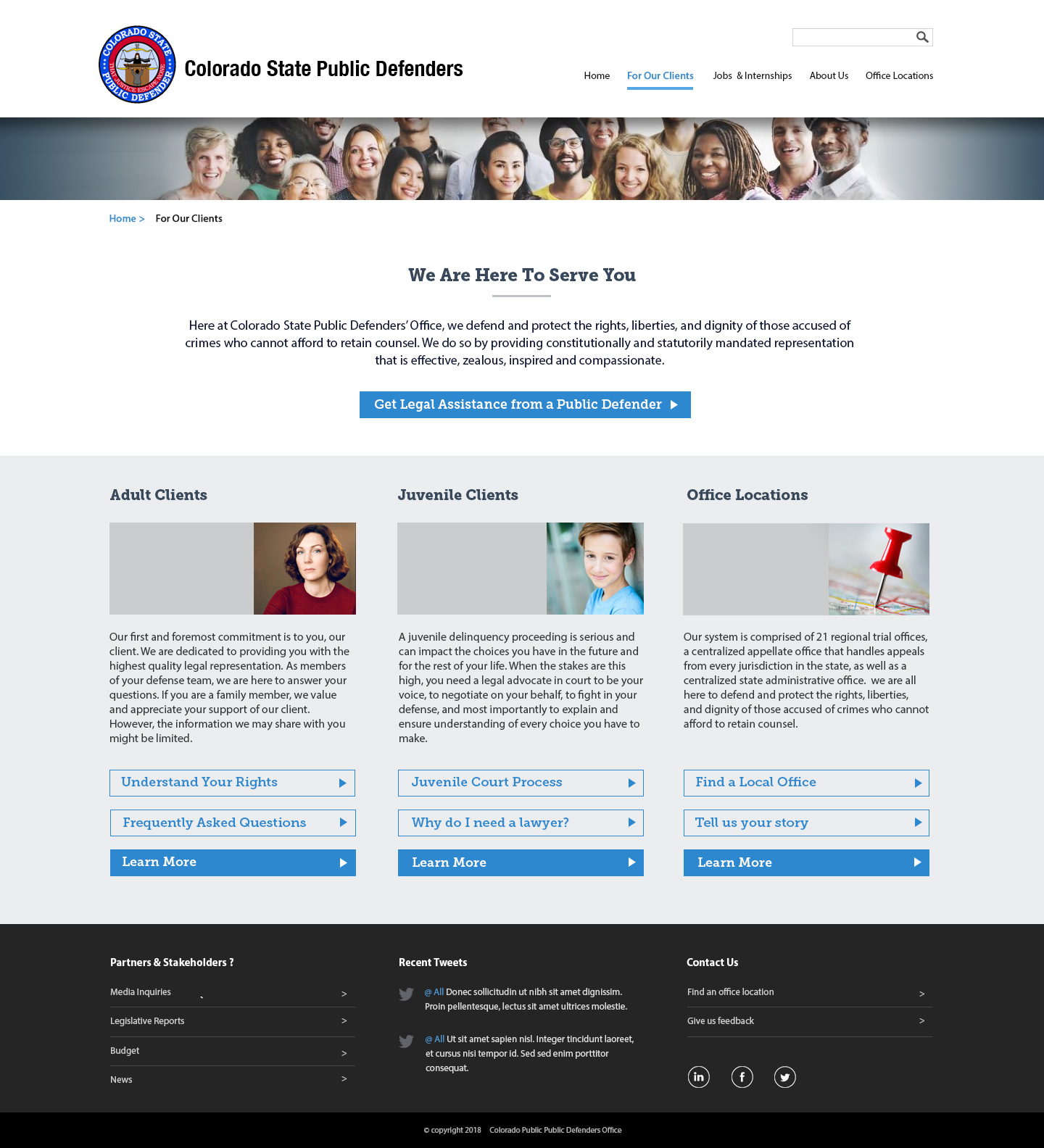 Public Defenders Website project image 2